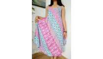 women fashion clothes dress long wide rayon stamp handmade